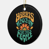 Harris Walz 2024 Wahlpräsident Kamala Harris Keramik Ornament (Links)
