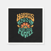 Harris Walz 2024 Wahlpräsident Kamala Harris Serviette (Vorderseite)