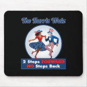 Harris Walz 2024 Waltz Dance 2 Schritte nach vorn Mousepad (Vorne)