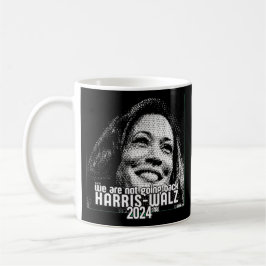 HARRIS-WALZ 2024 WERDEN WIR NICHT ZURÜCKGEHEN KAFFEETASSE