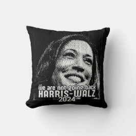 HARRIS-WALZ 2024 WERDEN WIR NICHT ZURÜCKGEHEN KISSEN