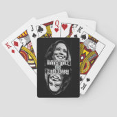 HARRIS-WALZ 2024 WERDEN WIR NICHT ZURÜCKGEHEN SPIELKARTEN (Rückseite)