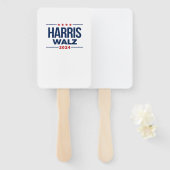 HARRIS WALZ 2024 Wesentlich Fächer (Vorne und Hinten)