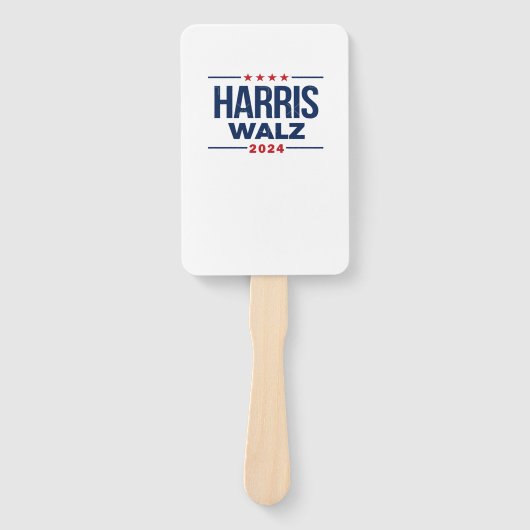 HARRIS WALZ 2024 Wesentlich Fächer (Vorderseite)