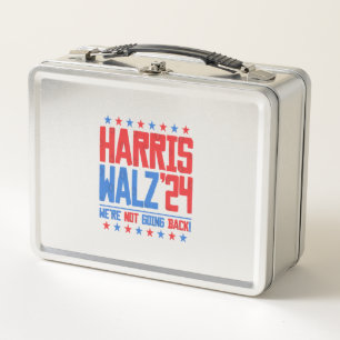 HARRIS WALZ 2024 - Wir gehen nicht zurück Metall Brotdose