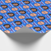 Harris Walz 2024 Wrapping Paper Geschenkpapier (Ecke)