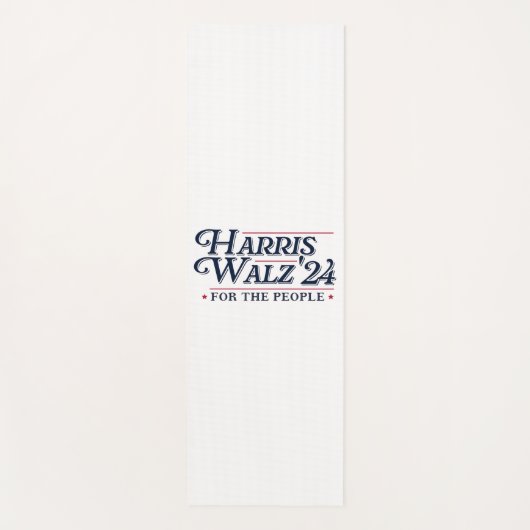 Harris Walz 2024 Yogamatte (Vorderseite)