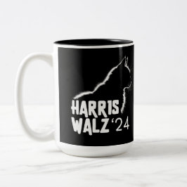 Harris Walz 2024 Zweifarbige Tasse