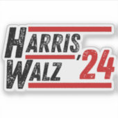 Harris Walz ' 24 Aufkleber (Vorderseite)