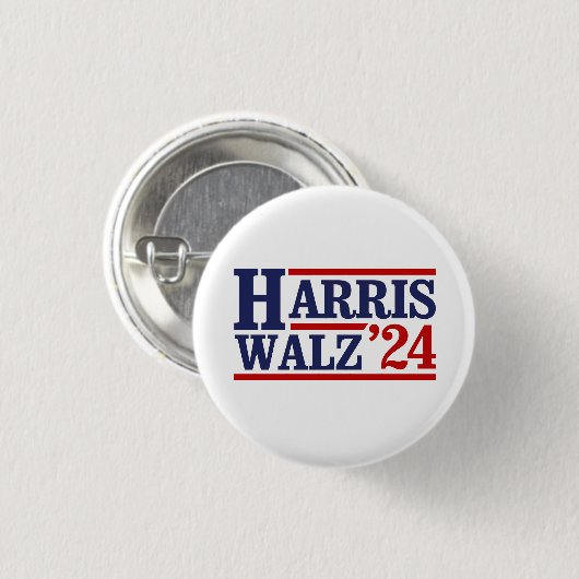 Harris Walz '24 Button (Vorne & Hinten)
