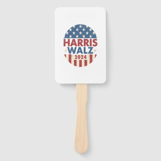 HARRIS WALZ 24 DEMOKRATIE 2024 FÄCHER (Vorderseite)