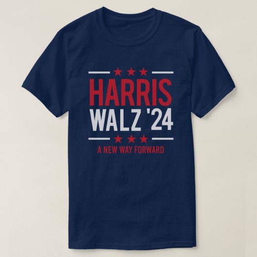 Harris Walz '24 - Ein neuer Weg nach vorn T-Shirt (Design vorne)