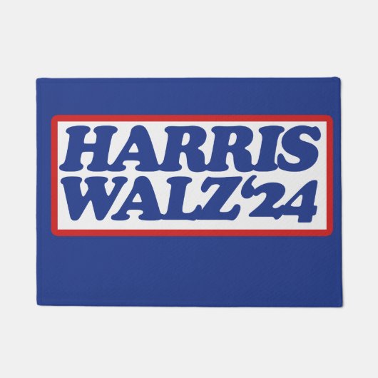 Harris Walz '24 Fußmatte (Vorderseite)