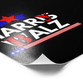 Harris Walz 24 Harry Balz 2024 Meme Democratics Fotodruck (Ecke)