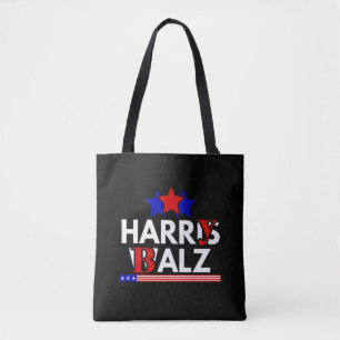 Harris Walz 24 Harry Balz 2024 Meme Democratics Tasche