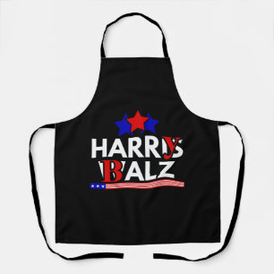 Harris Walz 24 Harry Balz 2024 Meme Demokraten Schürze