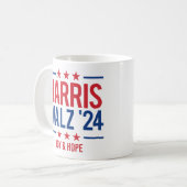 Harris Walz '24 - Joy and Hope Kaffeetasse (Vorderseite Links)