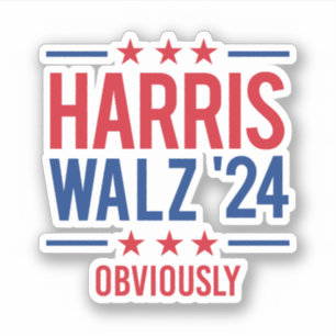 Harris Walz '24 - offensichtlich Aufkleber