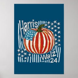 Harris Walz 24 Poster