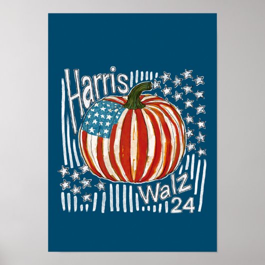 Harris Walz 24 Poster (Vorne)