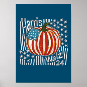 Harris Walz 24 Poster