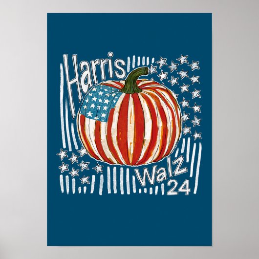 Harris Walz 24 Poster (Vorne)