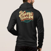 Harris Walz 24 Retro Hoodie (Rückseite)