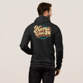 Harris Walz 24 Retro Hoodie (Schwarz voll)
