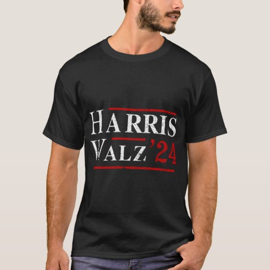 Harris Walz _24 T-Shirt (Vorderseite)
