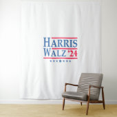 Harris Walz 24 Wandteppich (Beispiel)