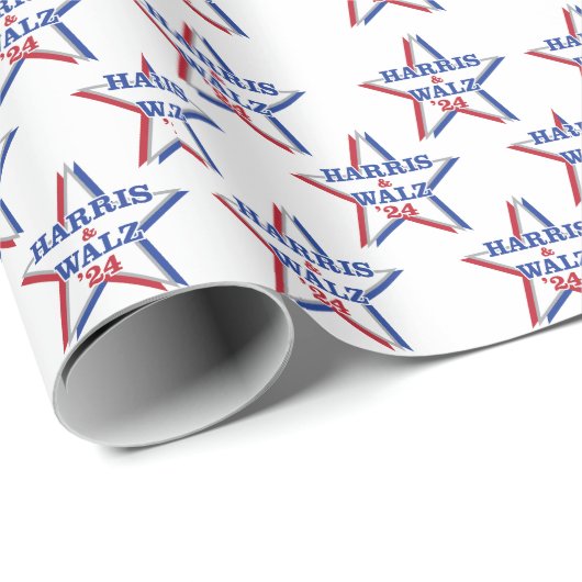 HARRIS & WALZ '24 Wrapping Paper Geschenkpapier (Rolleneckpunkt)