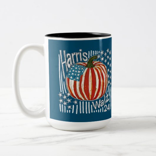Harris Walz 24 Zweifarbige Tasse (Links)