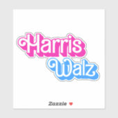 Harris Walz Aufkleber (Blatt)