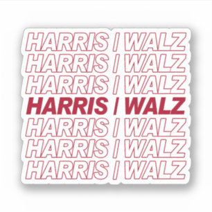 Harris / Walz Aufkleber