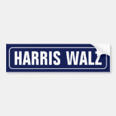 Harris-Walz Autoaufkleber (Vorne)
