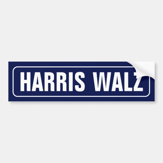 Harris-Walz Autoaufkleber (Vorne)
