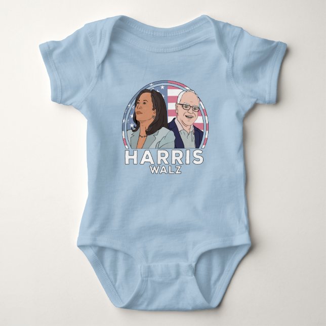 Harris Walz Baby Strampler (Vorderseite)