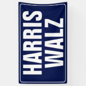 Harris-Walz Banner (Vertikal)