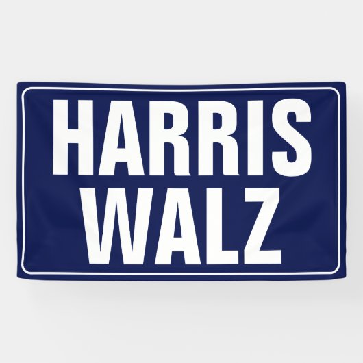 Harris-Walz Banner (Horizontal)