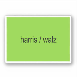 Harris / Walz Brat Summer Aufkleber