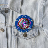 Harris-Walz-Briefmarke-Schild Button (Beispiel)