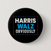 Harris Walz Button (Vorderseite)