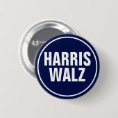 Harris-Walz Button (Vorne & Hinten)