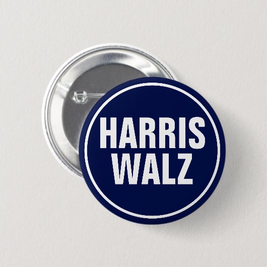Harris-Walz Button (Vorne & Hinten)