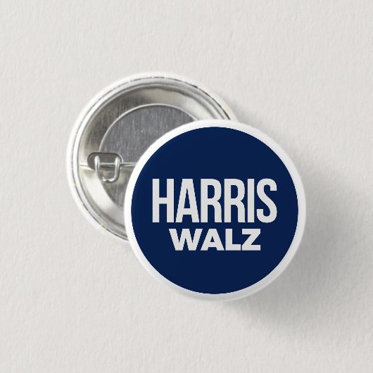 Harris Walz Button (Vorne & Hinten)