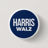 Harris Walz Button (Vorderseite)