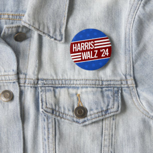 Harris Walz Button