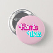 Harris Walz Button (Vorne & Hinten)
