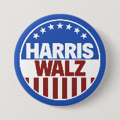 Harris Walz Button (Vorderseite)