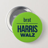 Harris Walz Button (Vorne & Hinten)